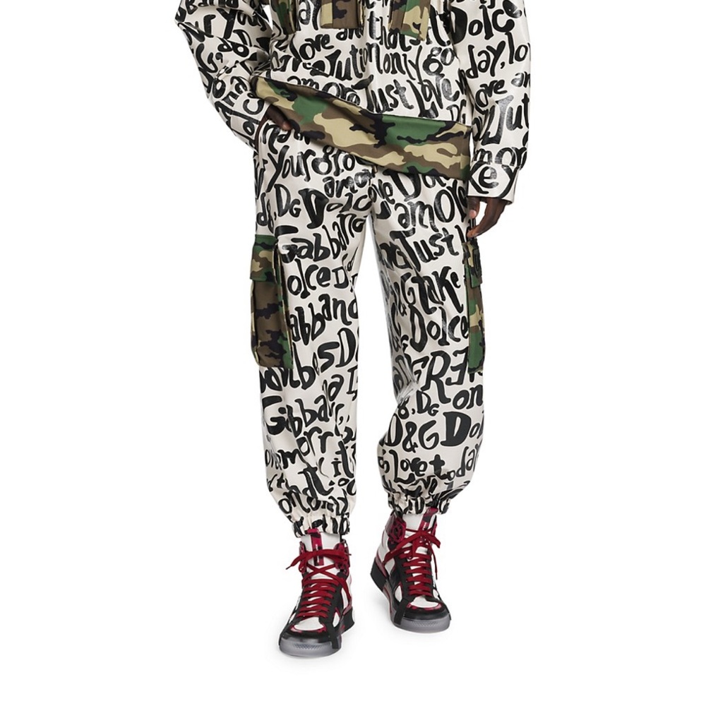 Dolce&Gabbana coated cargo pants
